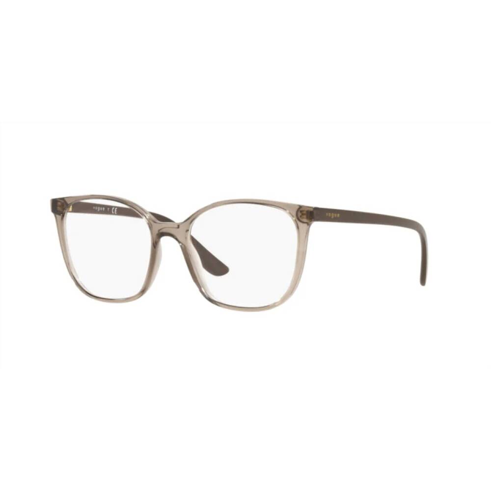 NEW VOGUE EYEWEAR women's vo5356 eyeglasses in transparent brown/ darker brown